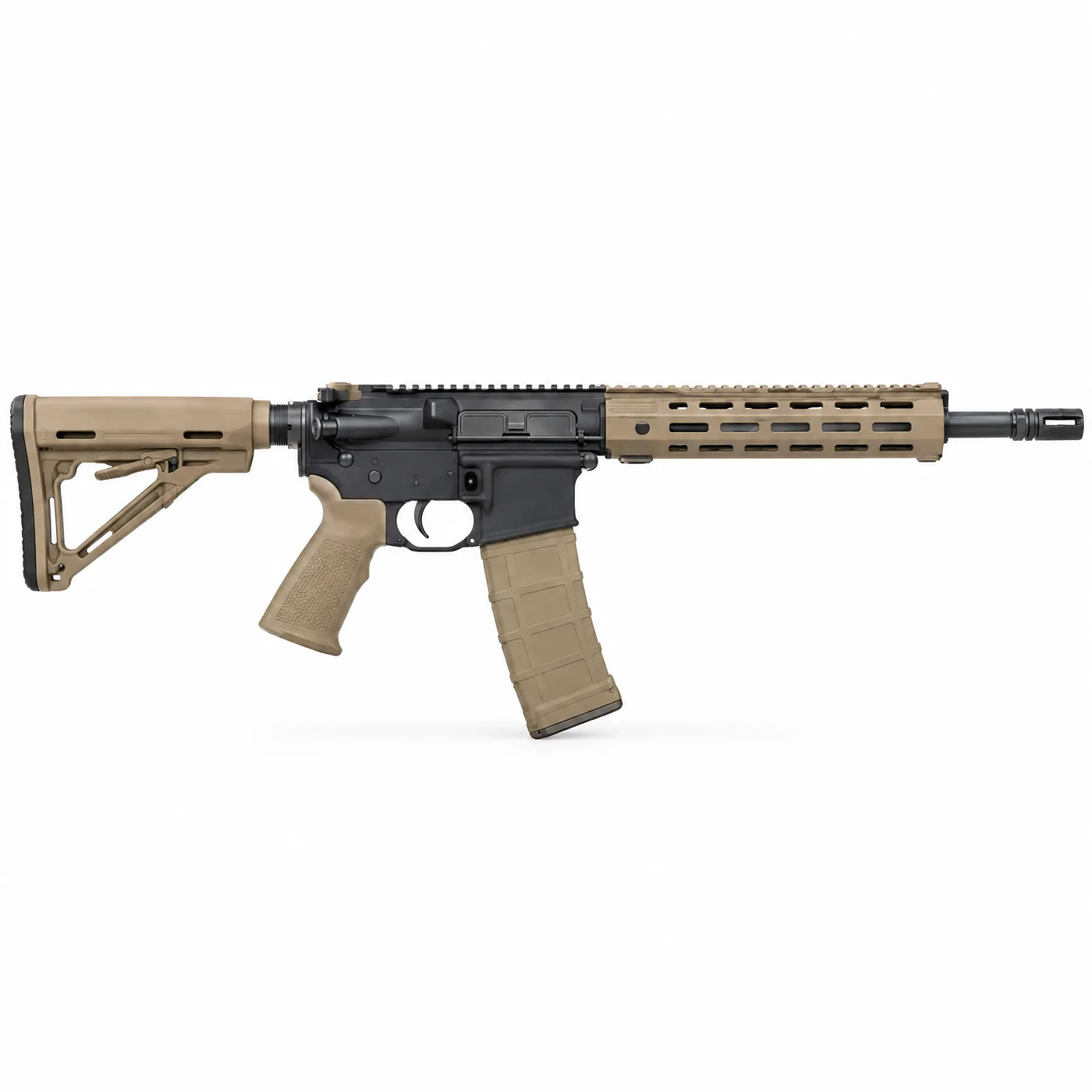 Aero Precision M4E1 Complete Rifle 5.56 Pinned and Welded, 14.5 in., 30rd, Flat Dark Earth