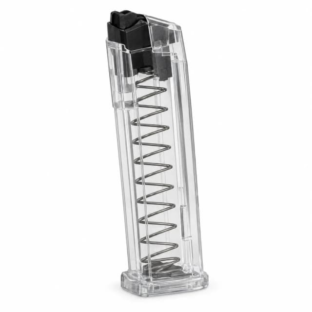 Elite Tactical Systems ETS 17rd Magazine for Glock 17, 9mm, Clear
