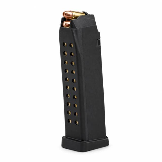 Magpul PMAG GL9 15rd Magazine for Glock 19, 9mm, Black, 2-Pack